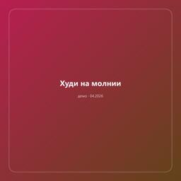 Худи на молнии — фото 1